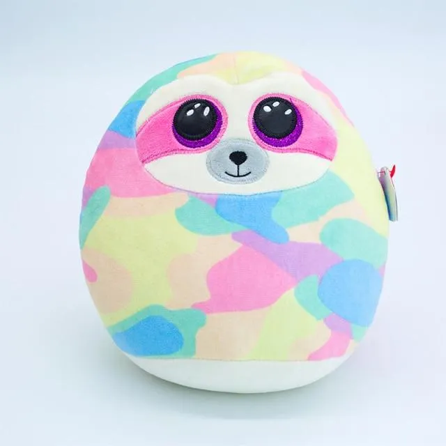 30cm Ty Big Eyes Beanie The Pastel Sloth Plush Stuffed Cooper Pillow Animal Collectible Toy Christmas Birthday Gift For Children