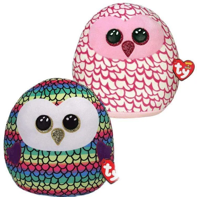 30cm Ty Big Eyes Beanie The Pastel Sloth Plush Stuffed Cooper Pillow Animal Collectible Toy Christmas Birthday Gift For Children