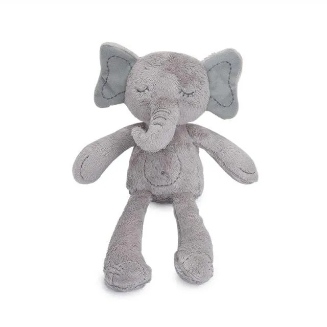 Bear Rabbit Elephant Toys 0-12 Month Infant Sleeping Cute Bunny Bed Stroller Plush Doll Pram Kid Animal Hanging Ring Toy игрушки
