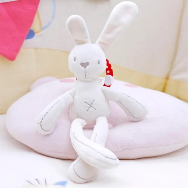 Bear Rabbit Elephant Toys 0-12 Month Infant Sleeping Cute Bunny Bed Stroller Plush Doll Pram Kid Animal Hanging Ring Toy игрушки
