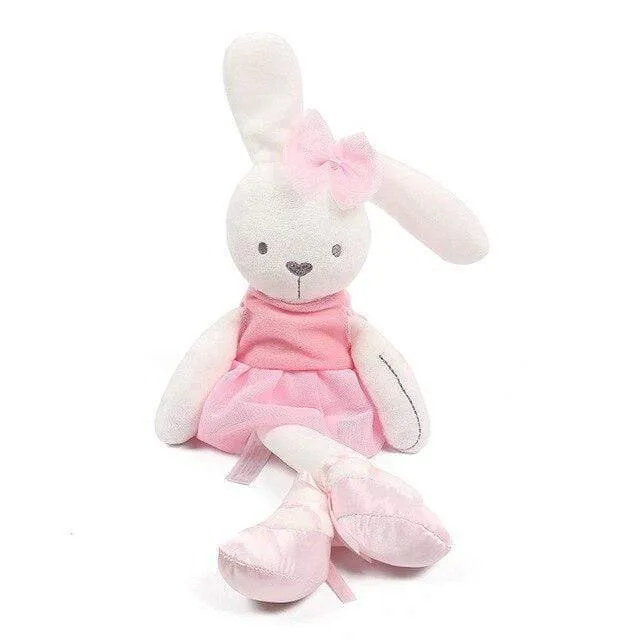 Bear Rabbit Elephant Toys 0-12 Month Infant Sleeping Cute Bunny Bed Stroller Plush Doll Pram Kid Animal Hanging Ring Toy игрушки