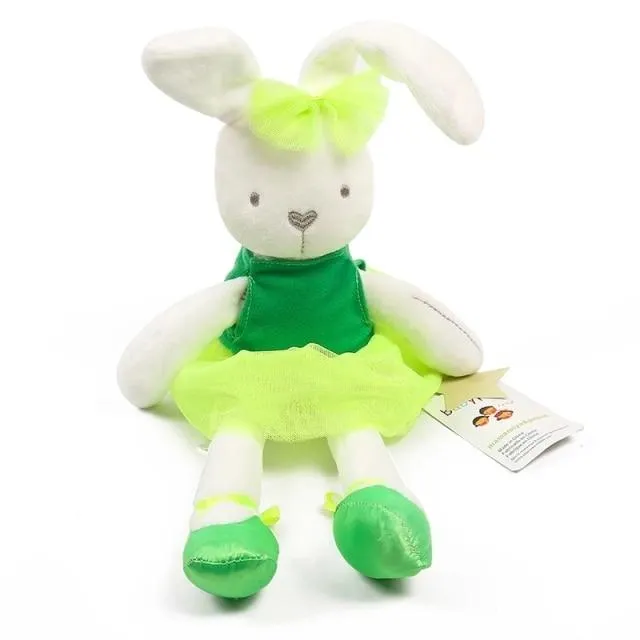 Bear Rabbit Elephant Toys 0-12 Month Infant Sleeping Cute Bunny Bed Stroller Plush Doll Pram Kid Animal Hanging Ring Toy игрушки
