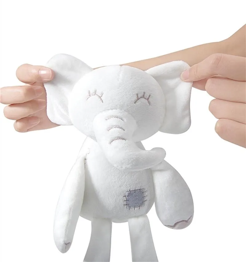 Bear Rabbit Elephant Toys 0-12 Month Infant Sleeping Cute Bunny Bed Stroller Plush Doll Pram Kid Animal Hanging Ring Toy игрушки