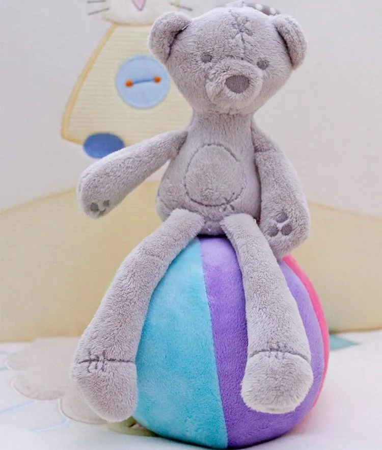 Bear Rabbit Elephant Toys 0-12 Month Infant Sleeping Cute Bunny Bed Stroller Plush Doll Pram Kid Animal Hanging Ring Toy игрушки