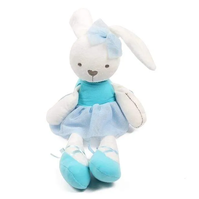 Bear Rabbit Elephant Toys 0-12 Month Infant Sleeping Cute Bunny Bed Stroller Plush Doll Pram Kid Animal Hanging Ring Toy игрушки