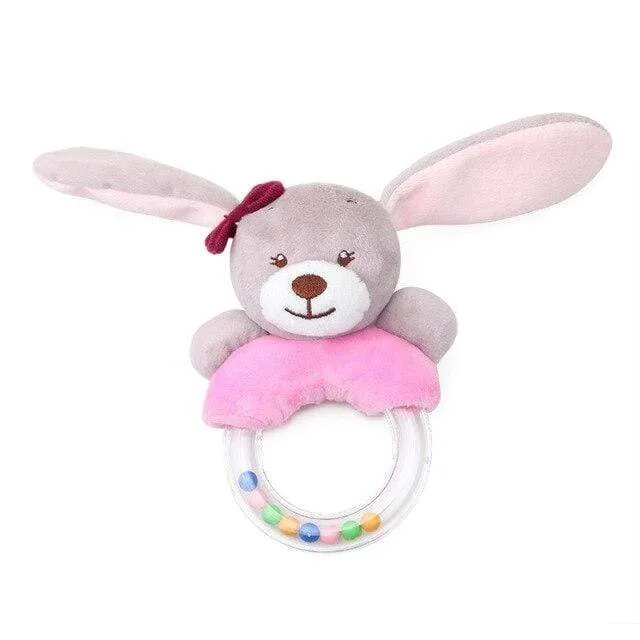 Bear Rabbit Elephant Toys 0-12 Month Infant Sleeping Cute Bunny Bed Stroller Plush Doll Pram Kid Animal Hanging Ring Toy игрушки