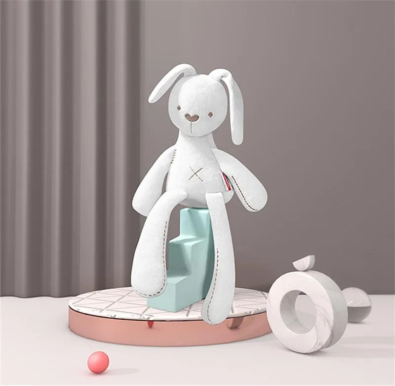 Bear Rabbit Elephant Toys 0-12 Month Infant Sleeping Cute Bunny Bed Stroller Plush Doll Pram Kid Animal Hanging Ring Toy игрушки