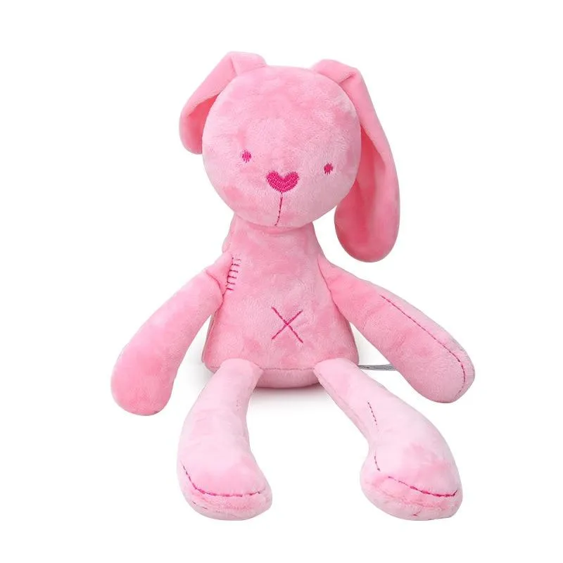 Bear Rabbit Elephant Toys 0-12 Month Infant Sleeping Cute Bunny Bed Stroller Plush Doll Pram Kid Animal Hanging Ring Toy игрушки