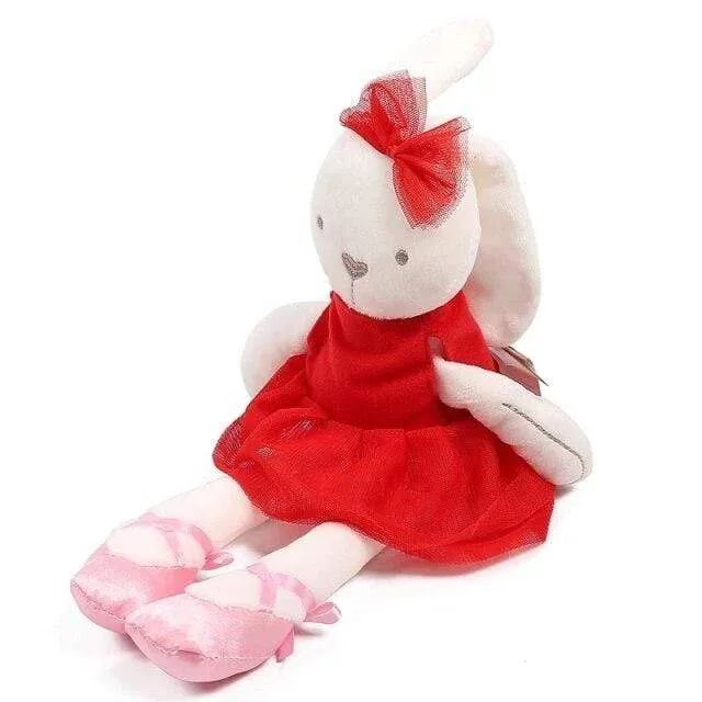 Bear Rabbit Elephant Toys 0-12 Month Infant Sleeping Cute Bunny Bed Stroller Plush Doll Pram Kid Animal Hanging Ring Toy игрушки