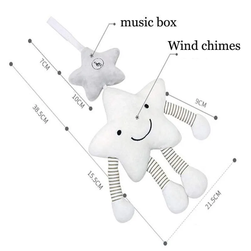 Bear Rabbit Elephant Toys 0-12 Month Infant Sleeping Cute Bunny Bed Stroller Plush Doll Pram Kid Animal Hanging Ring Toy игрушки