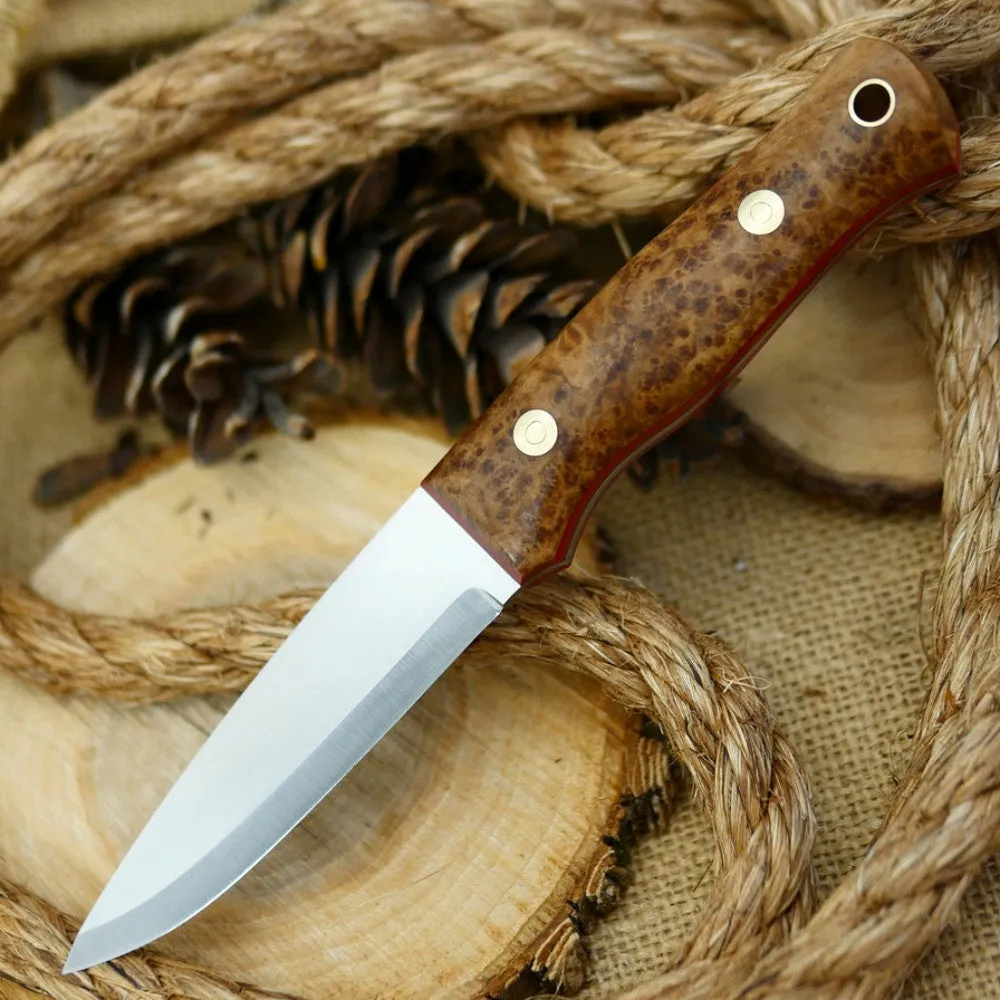 Classic: Black Ash Burl & Red Linen