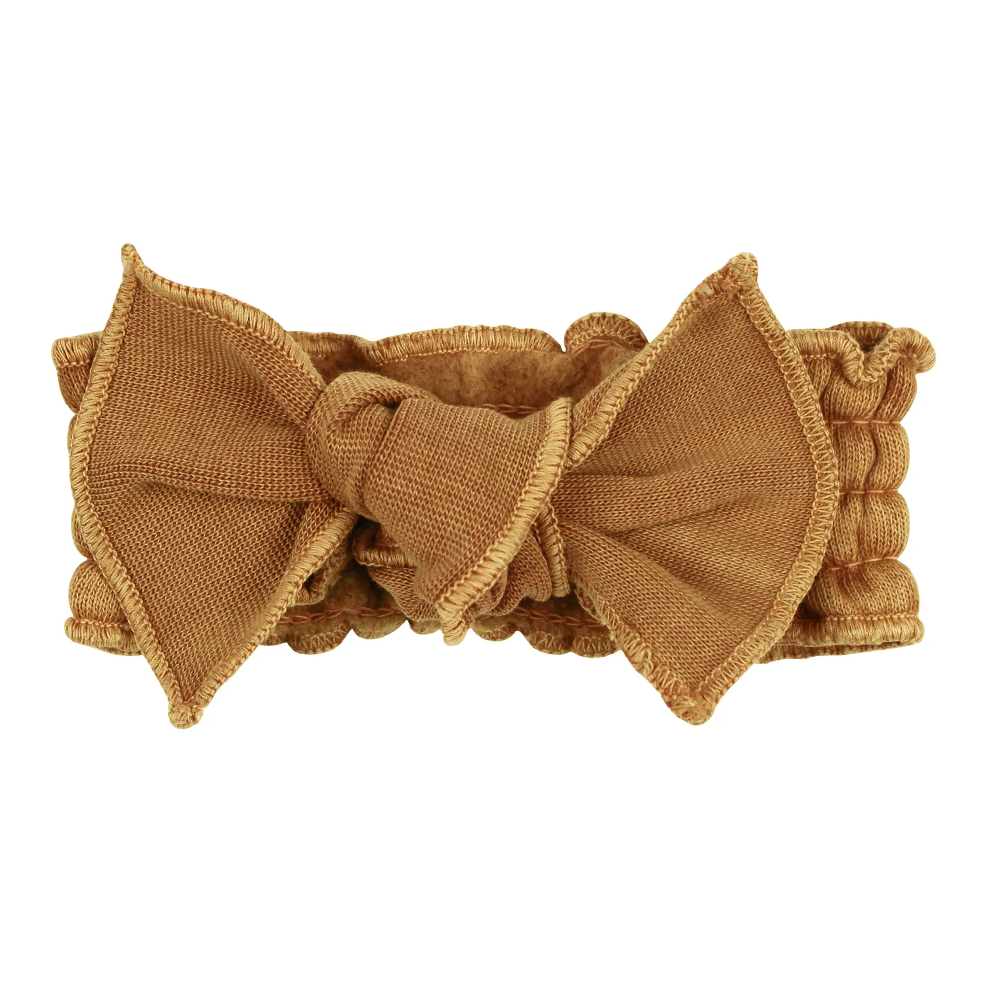 Cozy Smocked Tie Headband