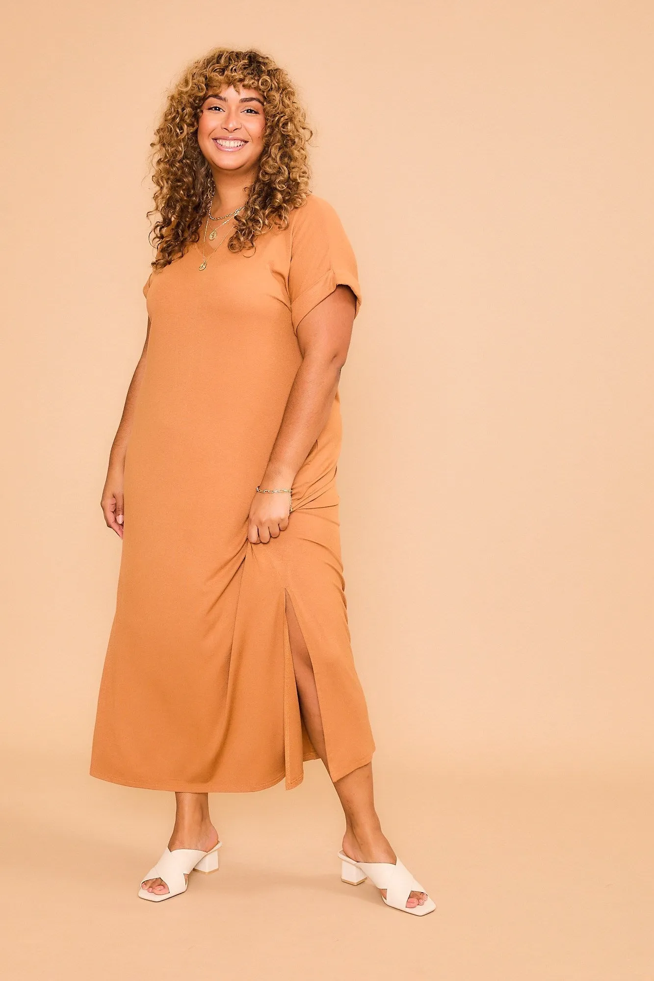 CozyCo Short Sleeve Soft Maxi Dress - 2 Colors - PREORDER