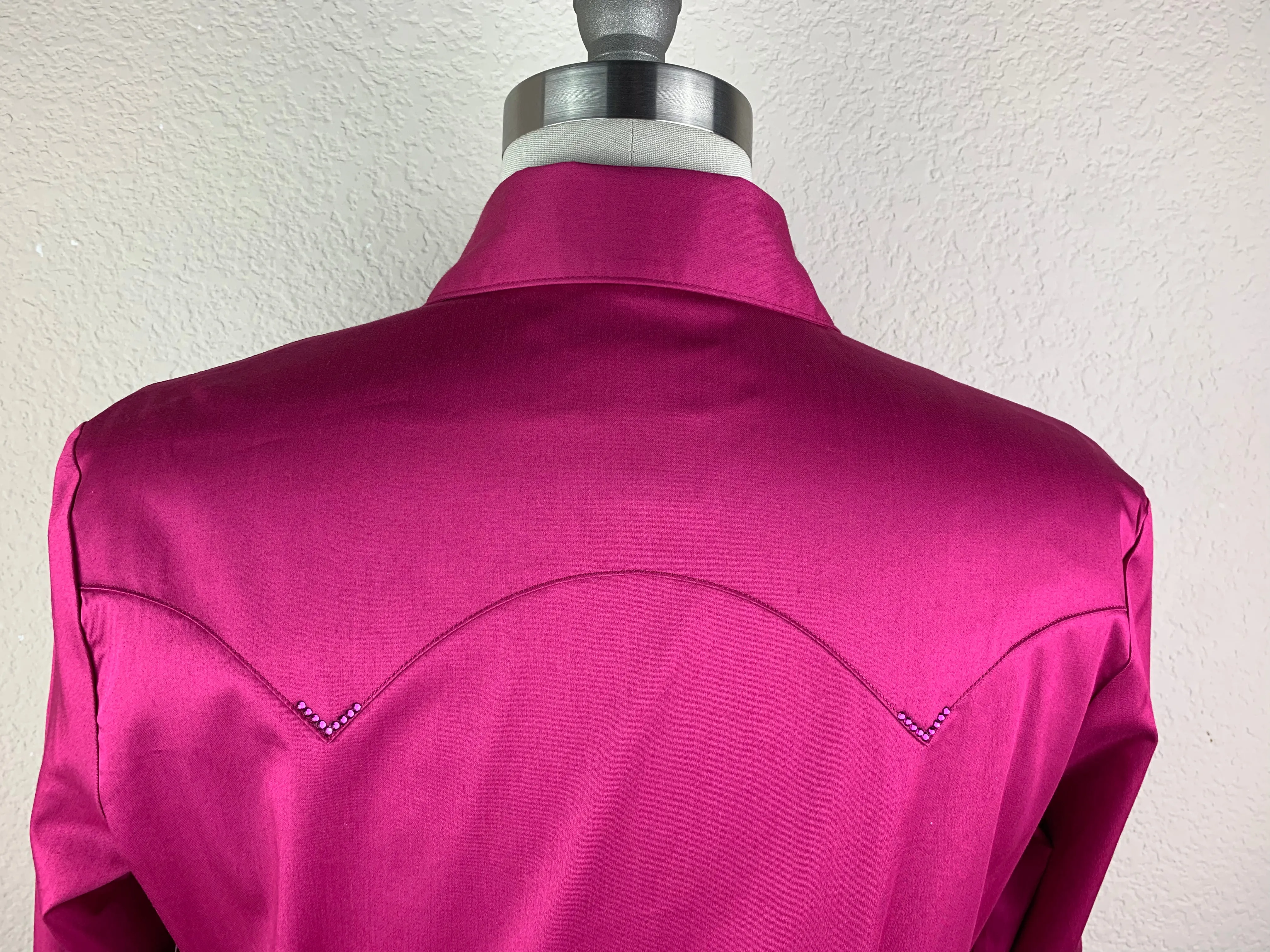 CR Classic Fuchsia Stretch Cotton Sateen - FINAL SALE