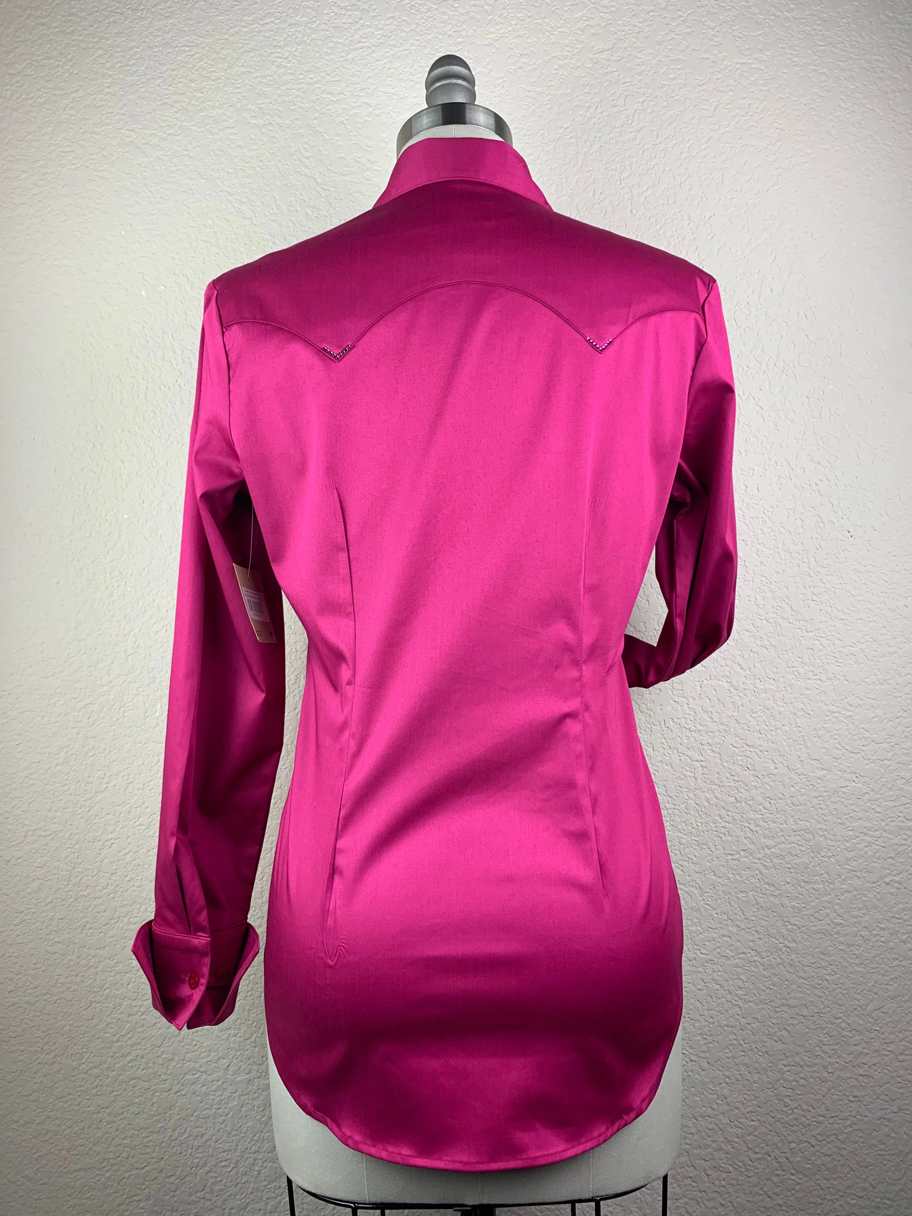 CR Classic Fuchsia Stretch Cotton Sateen - FINAL SALE