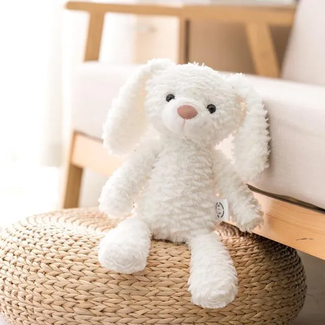High Quality Soft Long legs Bunny Teddy Bear Dog Elephant Unicorn Stuffed Cartoon Animals Baby Appease toy doll toy for Children