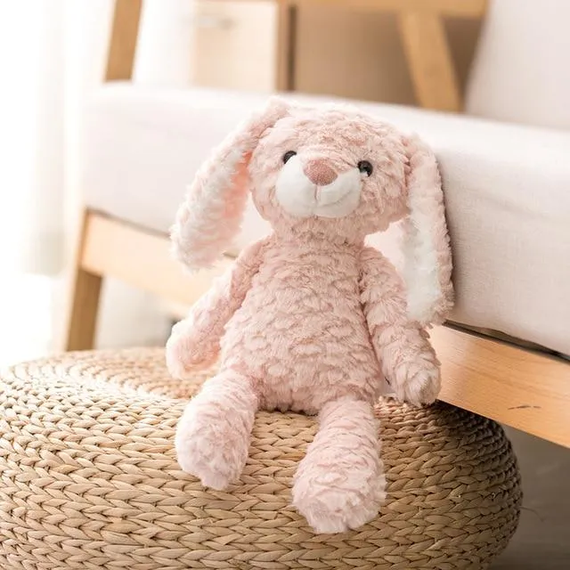 High Quality Soft Long legs Bunny Teddy Bear Dog Elephant Unicorn Stuffed Cartoon Animals Baby Appease toy doll toy for Children