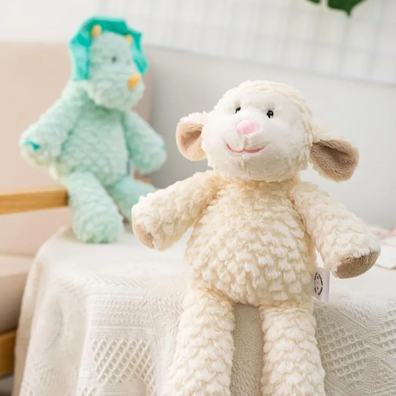 High Quality Soft Long legs Bunny Teddy Bear Dog Elephant Unicorn Stuffed Cartoon Animals Baby Appease toy doll toy for Children