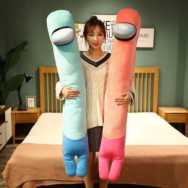 Hot Sale 90/130cm Among Long Pillow Us Cushion Sleepng Pillow Animal Doll Kawaii Figure With Blanket  Christmas Gift For Kids