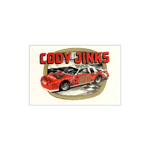 Jinks Old School Nascar-Inspired Poster