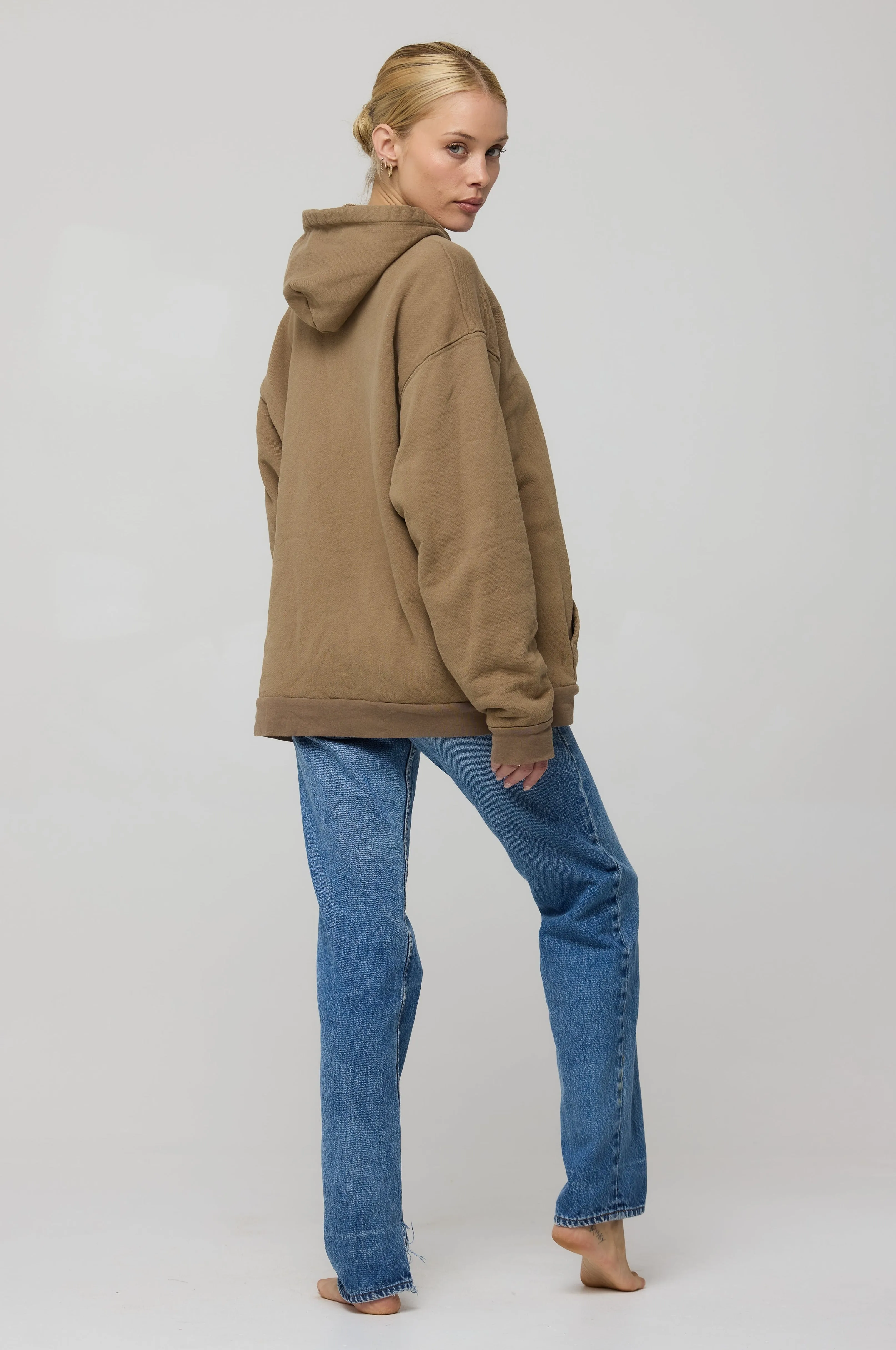 Leo Hoodie in Moss
