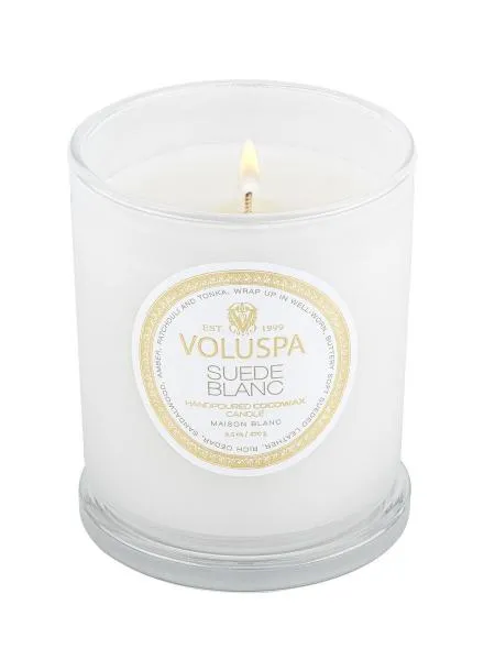 Suede Blanc Classic Candle